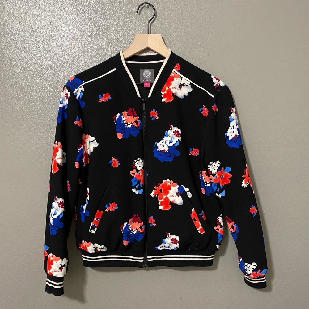 Vince Camuto floral bomber jacket - Picture 3 of 7